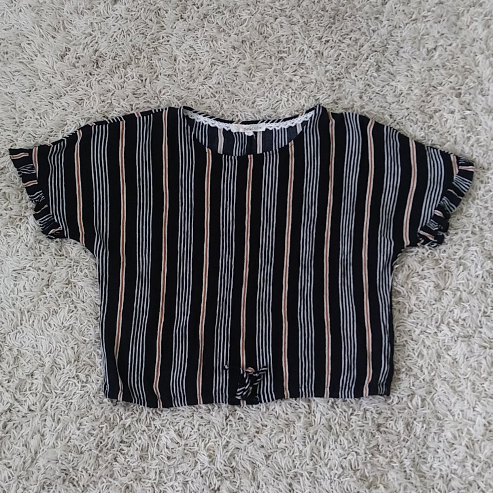 Rewind Drawstring Crop Top